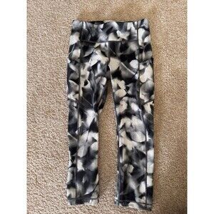 Lululemon Speed Up Crop 21” Leggings Size 4 Blush Blossom Alpine White Black